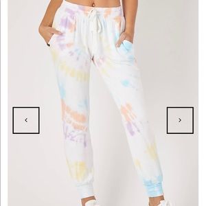 Glyder Rainbow Tie-Dye Halfway Jogger